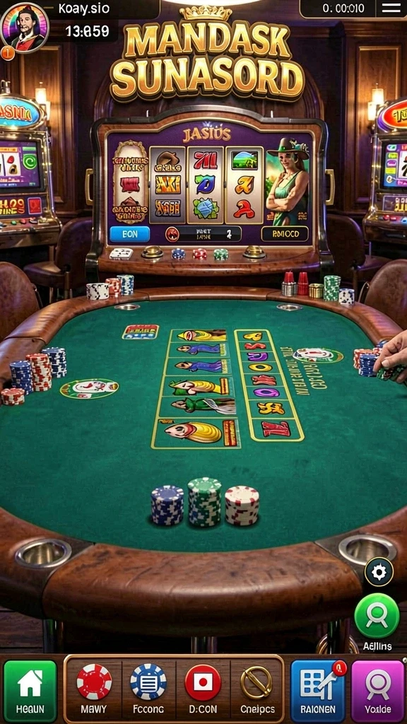 Tampilan menarik dari permainan slot dengan kombinasi warna yang cerah.