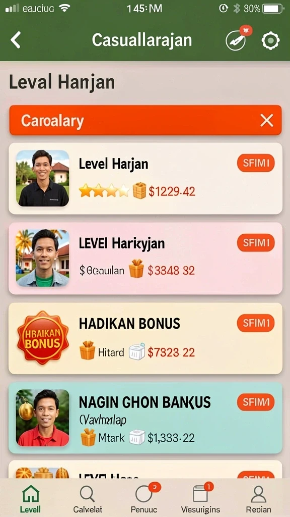 Tampilan antarmuka utama aplikasi <strong>8ID</strong> yang ramah pengguna.