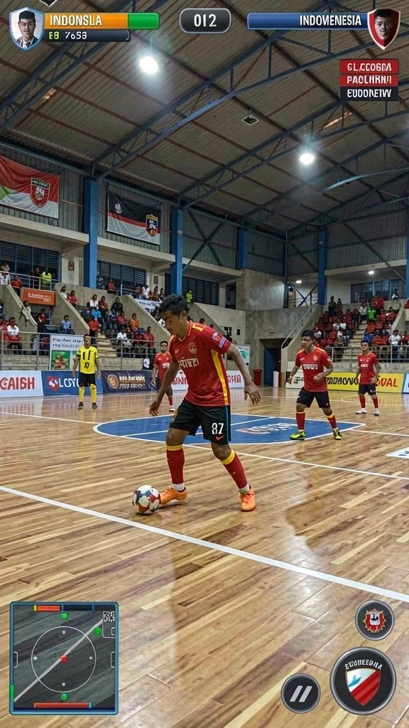 Screenshot permainan dengan berbagai pilihan game yang tersedia.