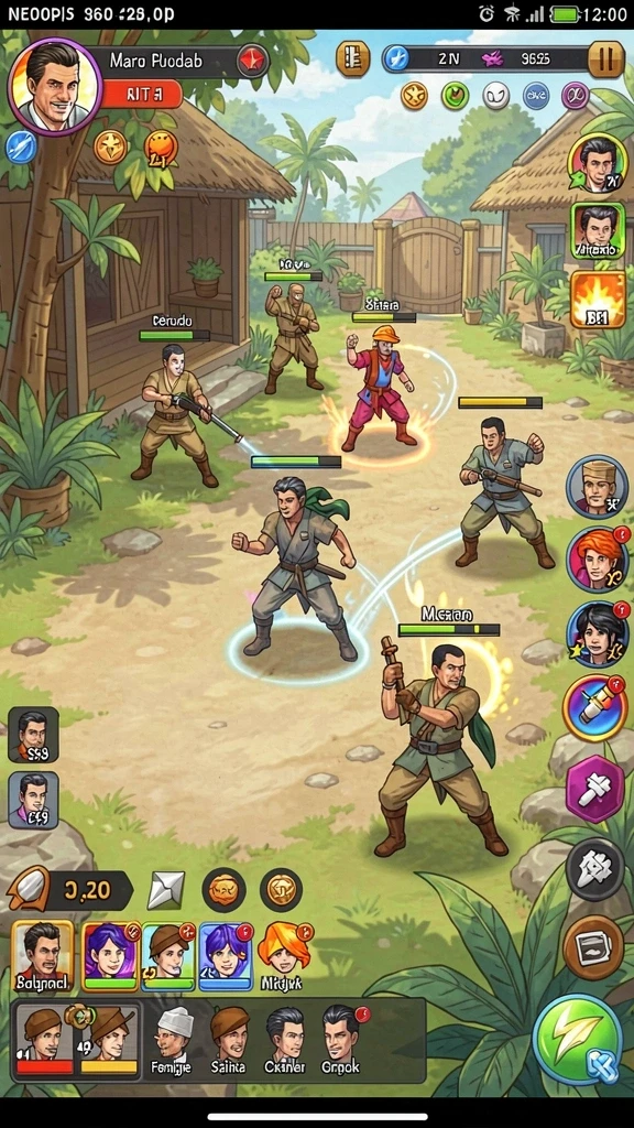 Tampilan awal game yang menarik.