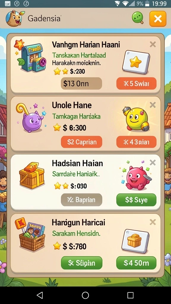 Karakter unik dengan berbagai keterampilan dan kemampuan.