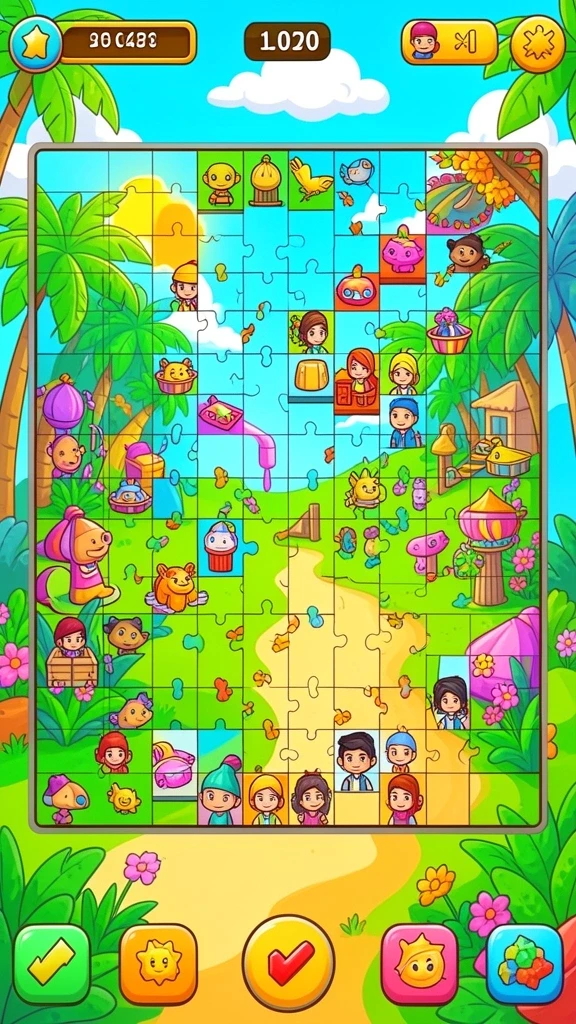 Screenshot saat bermain mode multiplayer yang seru.