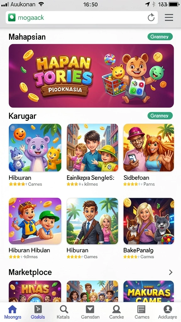 Tangkapan layar menunjukkan level permainan yang menantang.