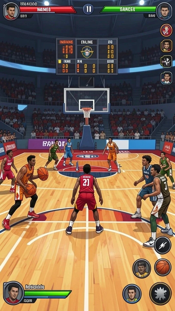 Fitur multiplayer yang memungkinkan bermain dengan teman-teman secara online.