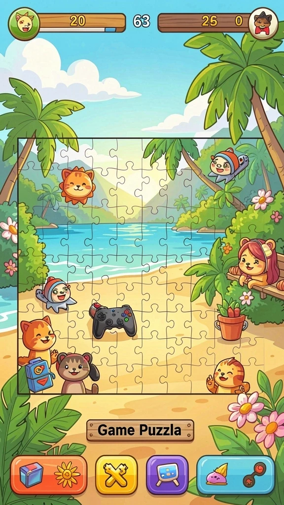 Visual menakjubkan dari latar belakang dunia fantasi.