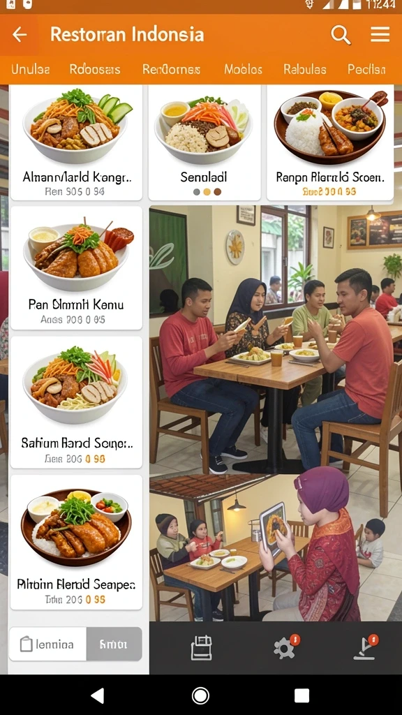 Tampilan antarmuka yang ramah pengguna.