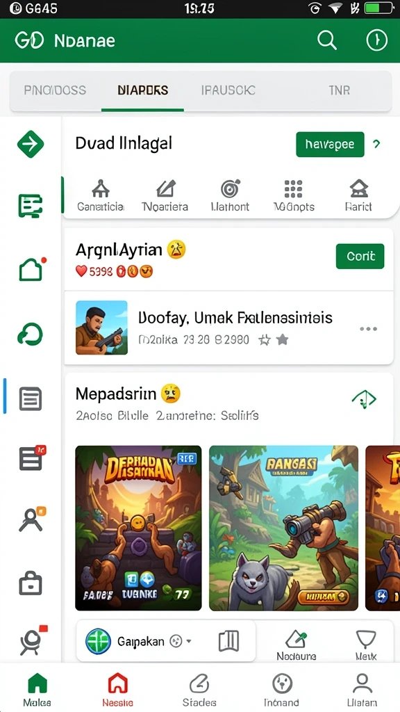 Grafis menakjubkan dari lingkungan permainan GACORMEGA.