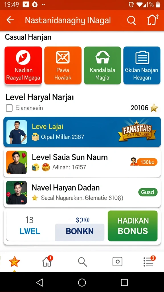 Pertarungan epik melawan monster yang menantang.