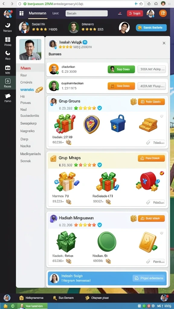 Mode multiplayer yang seru bersama teman.