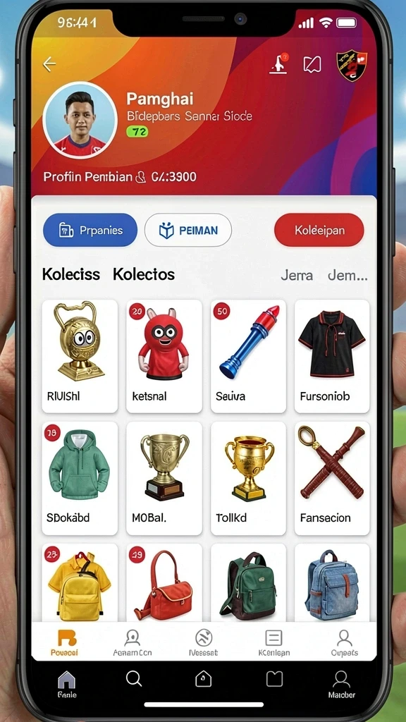 Karakter utama yang menonjol dan penuh kekuatan.