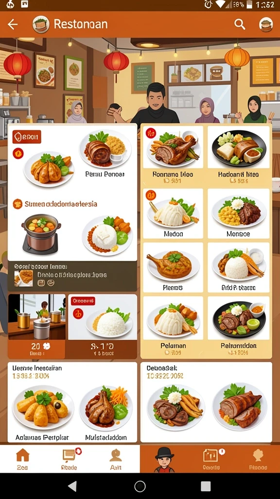 Karakter keren yang bisa dipilih oleh pemain.