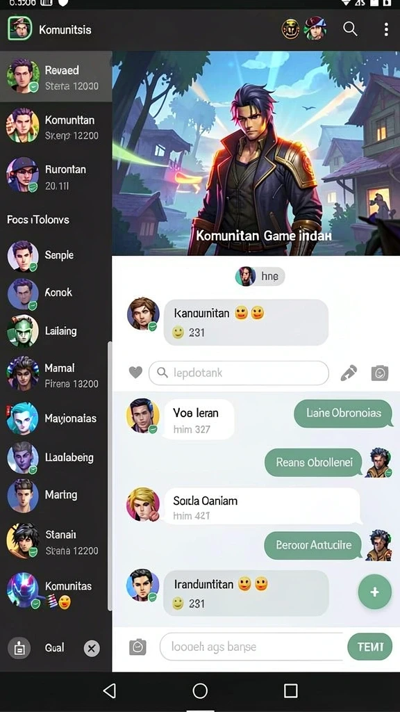 Tangkapan layar pertarungan epik di arena.
