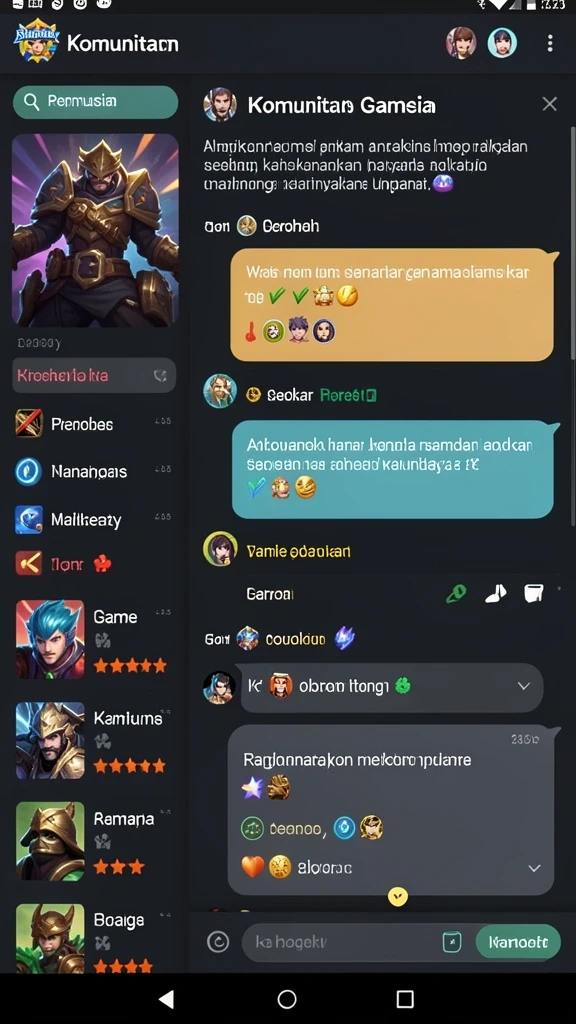 Tangkapan layar dari level terbaru dengan tantangan yang meningkat.