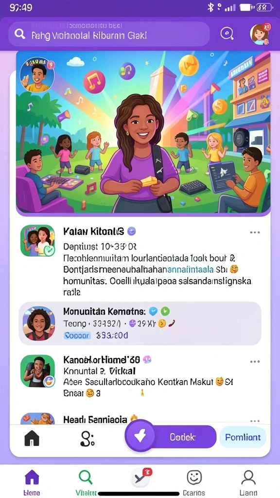 Tampilan antarmuka permainan yang intuitif.