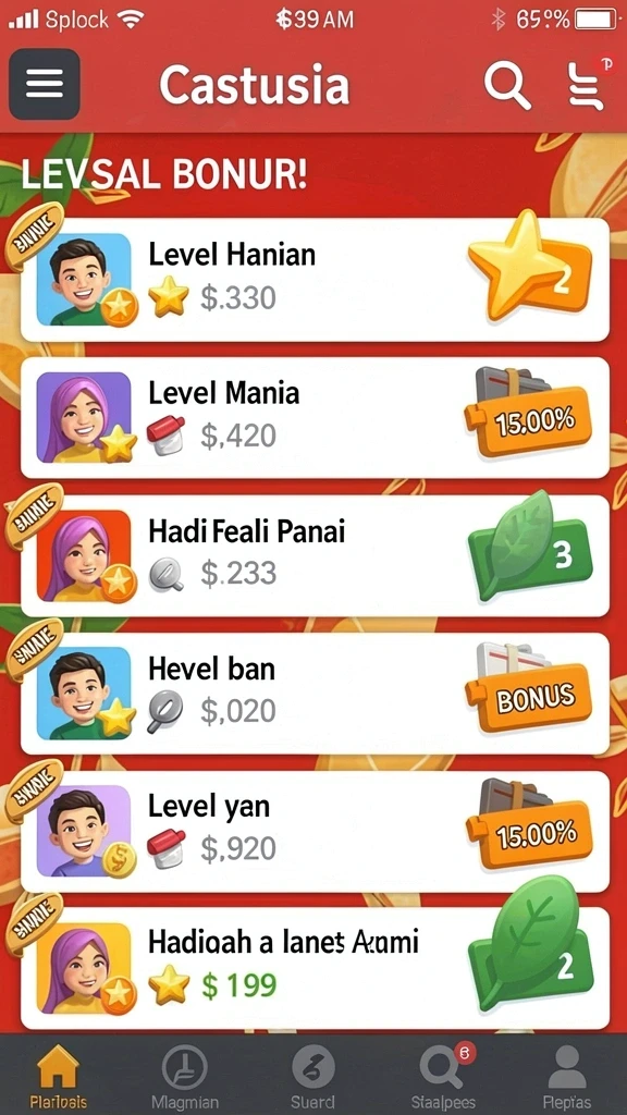 Tangkapan layar menunjukkan antarmuka utama permainan LUXURY777 yang menarik.