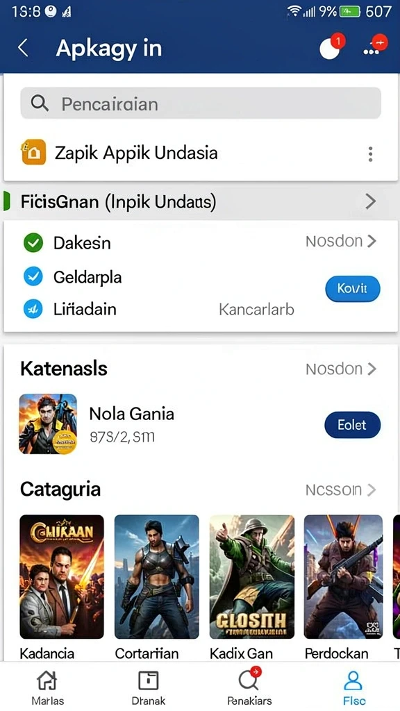 Grafis berkualitas tinggi dalam setiap permainan.