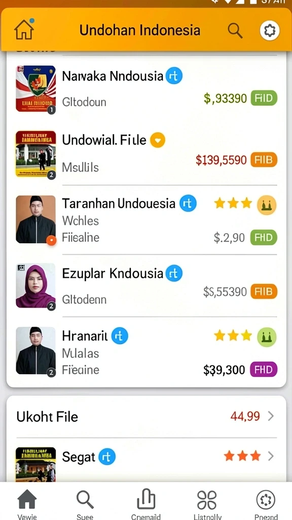 Tampilan antarmuka yang modern dan user-friendly.