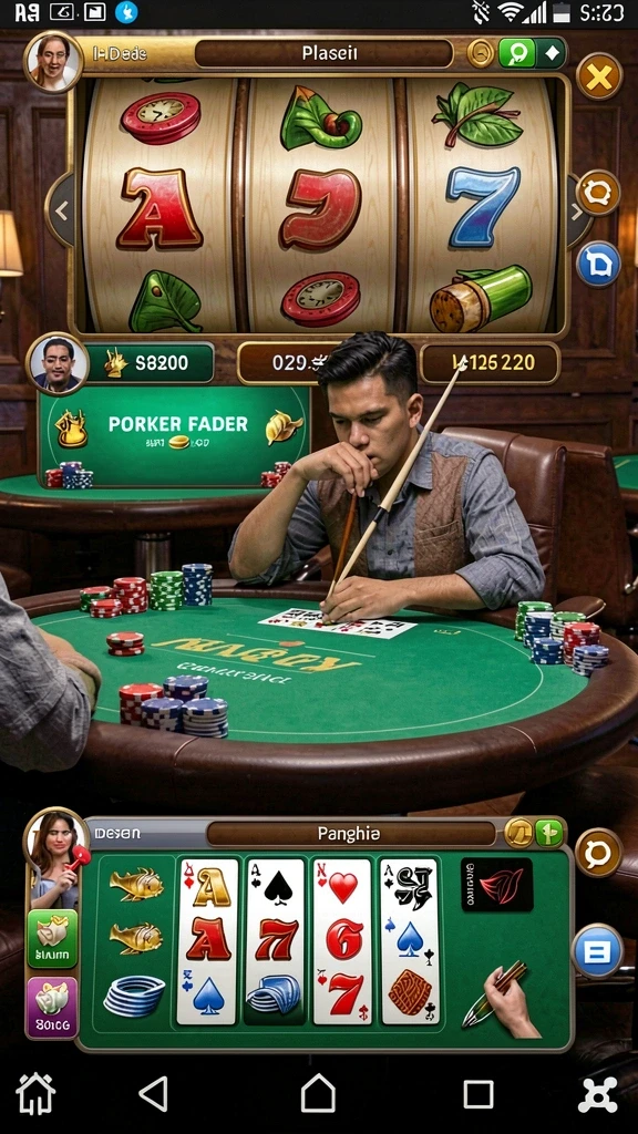Antarmuka permainan yang sederhana dan menarik.