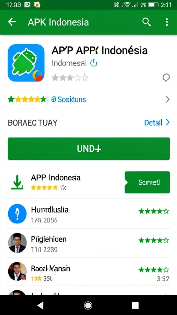 Tampilan antarmuka yang ramah pengguna.