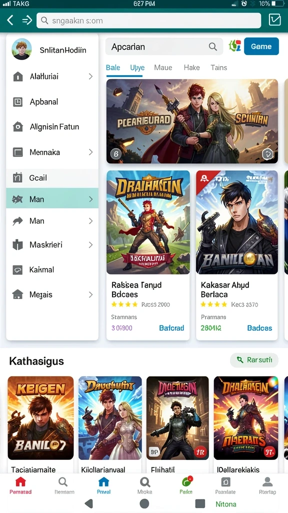 Beragam karakter menarik untuk dipilih dan dimainkan.
