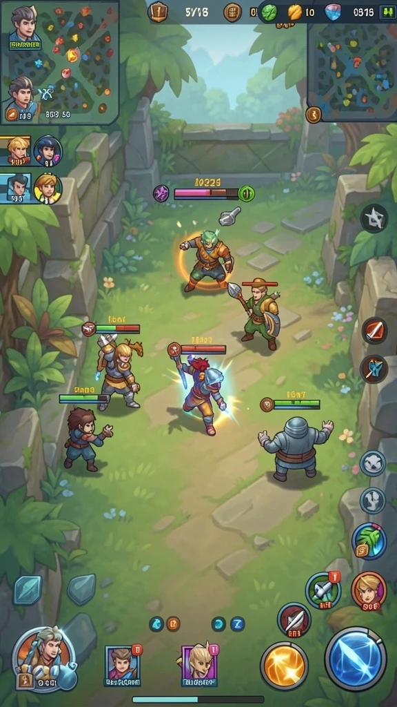 Mode multiplayer yang memungkinkan bermain dengan teman.