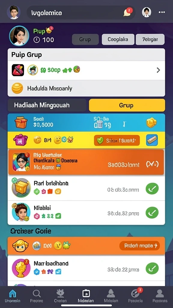 Karakter-karakter unik siap menemani petualangan Anda.