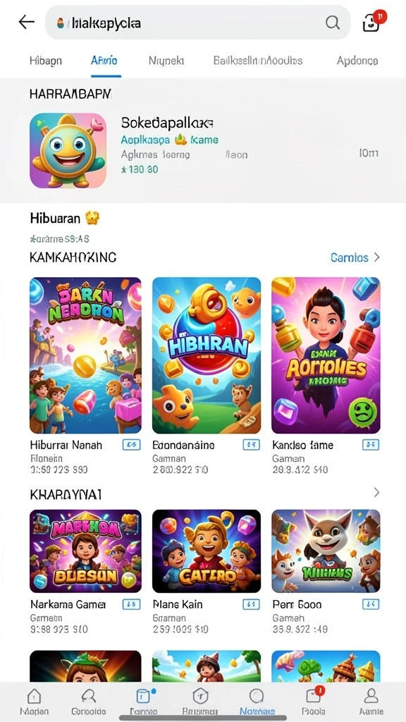 Tampilan antarmuka yang sederhana dan menarik.