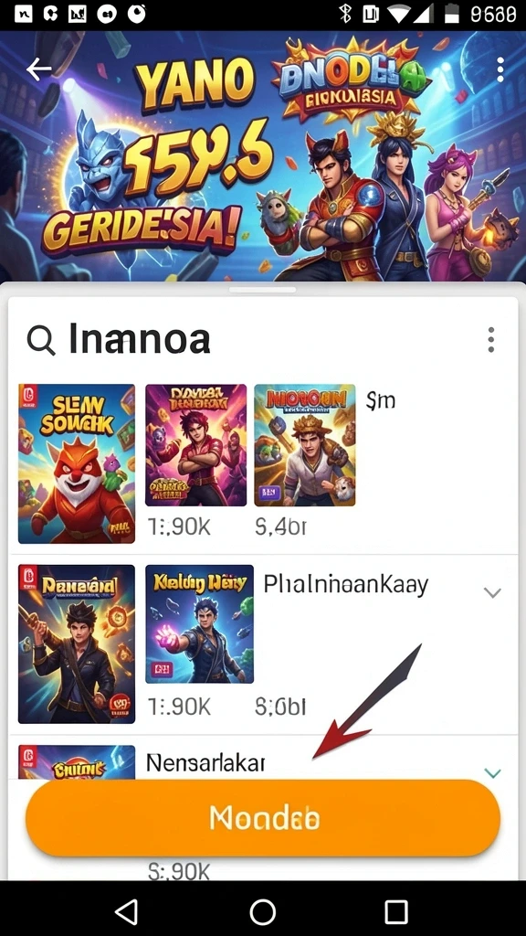 Tampilan antarmuka pengguna yang menarik dan intuitif.