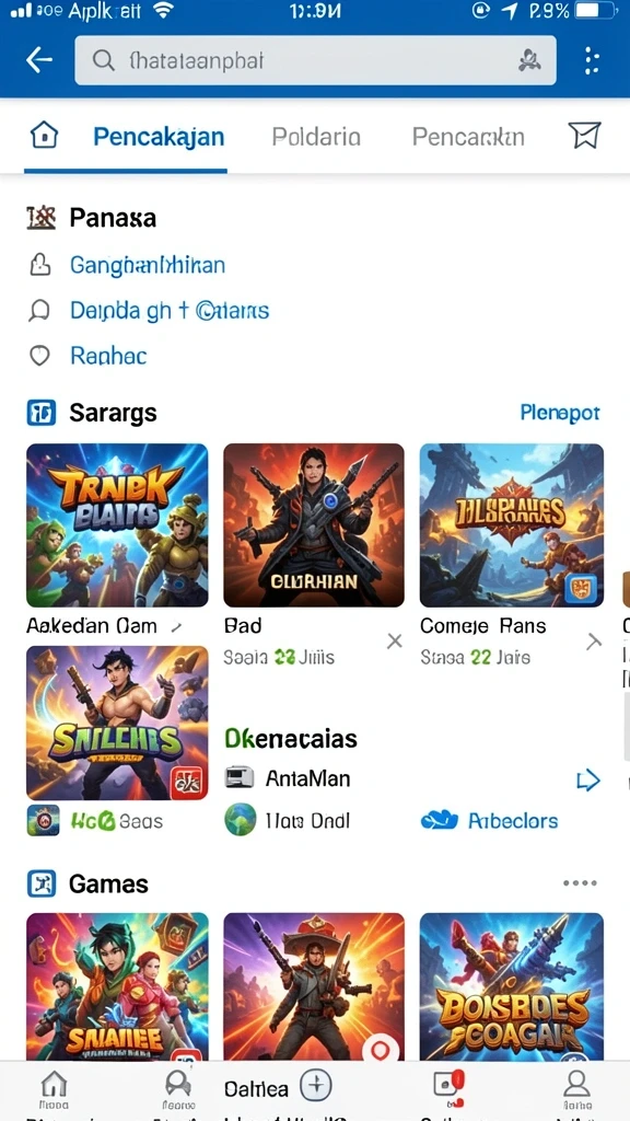 Screenshot kedua menunjukkan grafik yang memukau dan detail luar biasa.