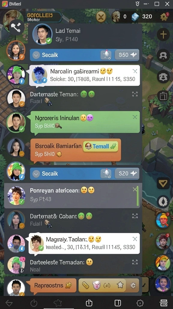 Kompetisi online seru dengan teman-teman.