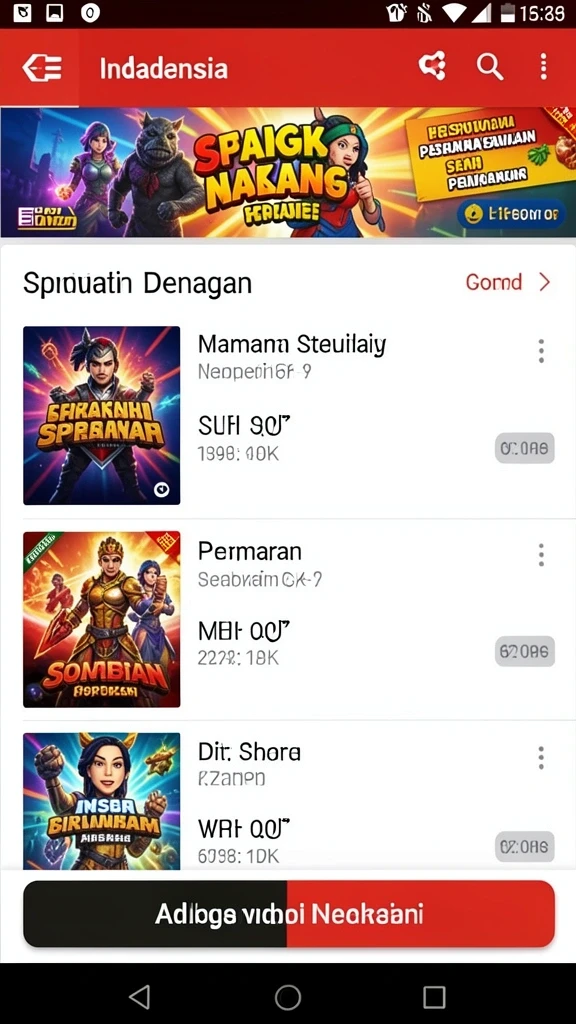 Tampilan utama aplikasi SEDAPTOGEL yang menarik.