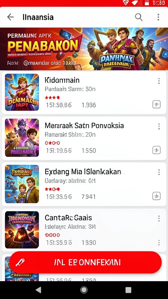 Tampilan antarmuka SPINLUCKY yang menarik dan user-friendly.