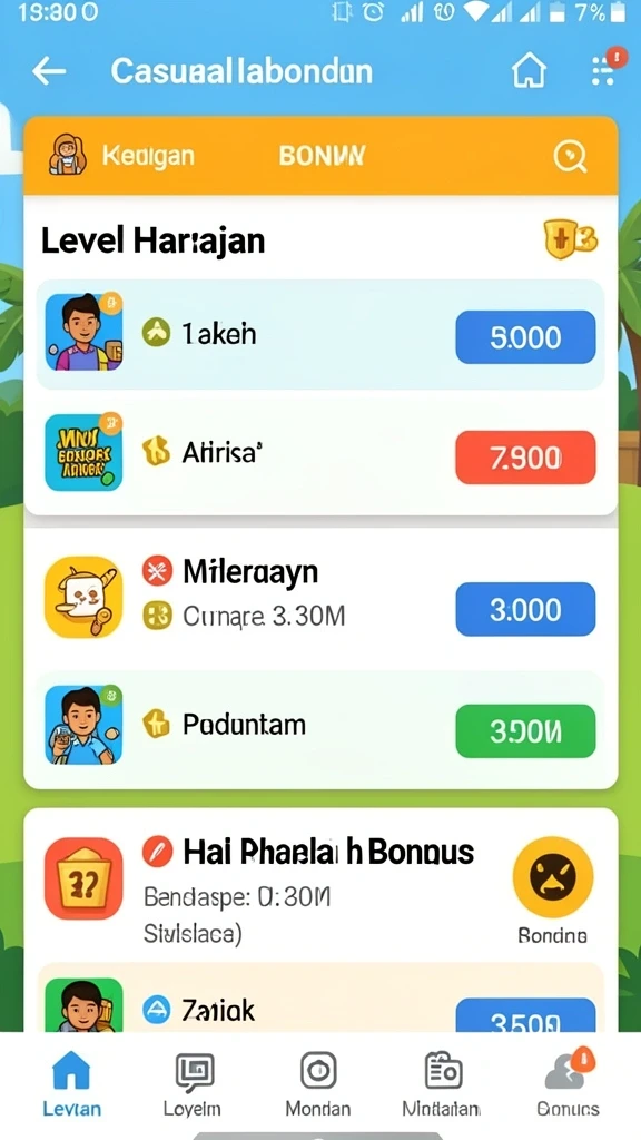 Karakter unik dengan kemampuan spesial.