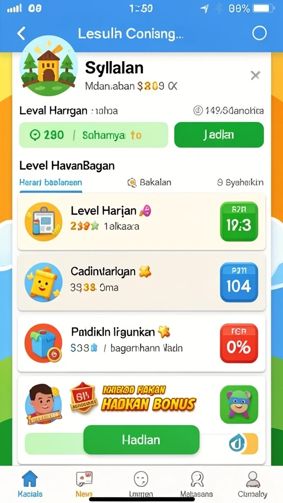 Fitur komunitas interaktif untuk bermain bersama teman.